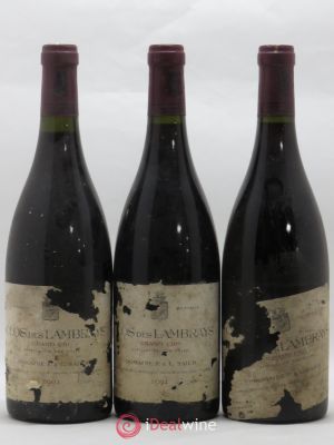 Clos des Lambrays Grand Cru Domaine des Lambrays  1992 - Lot of 3 Bottles