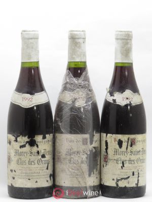 Morey Saint-Denis 1er Cru Clos des Ormes Georges Lignier (Domaine)  1992 - Lot of 3 Bottles