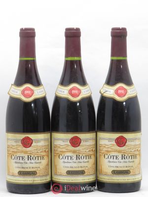 Côte-Rôtie Côtes Brune et Blonde Guigal  1991 - Lot of 3 Bottles