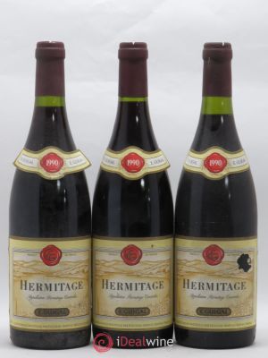 Hermitage Guigal  1990 - Lot of 3 Bottles