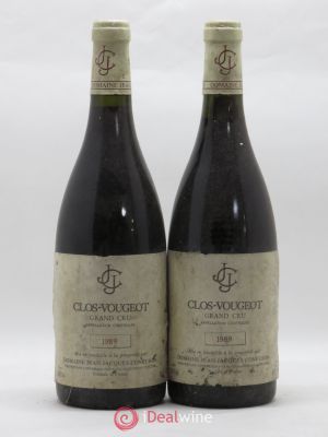 Clos de Vougeot Grand Cru Jean-Jacques Confuron  1989 - Lot of 2 Bottles