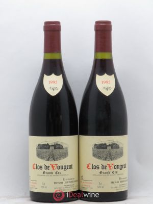Clos de Vougeot Grand Cru Domaine Henri Rebourseau  1995 - Lot of 2 Bottles