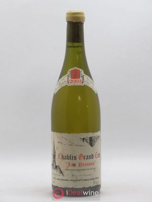 Chablis Grand Cru Les Preuses René et Vincent Dauvissat  2003 - Lot of 1 Bottle