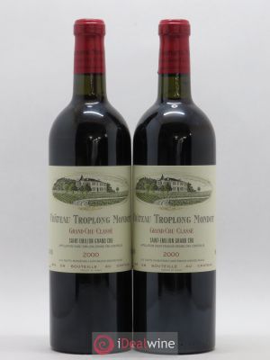 Château Troplong Mondot 1er Grand Cru Classé B  2000 - Lot of 2 Bottles