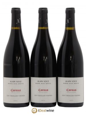 Cornas Les Vieilles Vignes Alain Voge (Domaine)  2015 - Lot of 3 Bottles