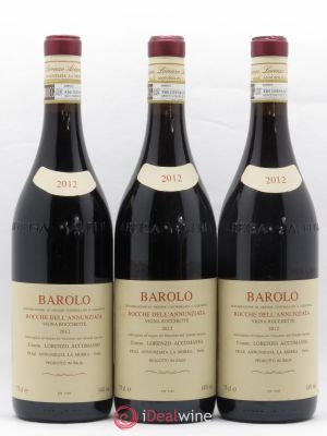 Barolo DOCG Rocche dell Annunziata Vigna Rocchette Lorenzo Accomasso  2012 - Lot of 3 Bottles