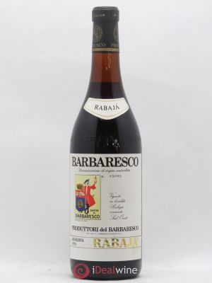Barbaresco DOCG Rabaja Riserva Produttori del Barbaresco 1979 - Lot of 1 Bottle
