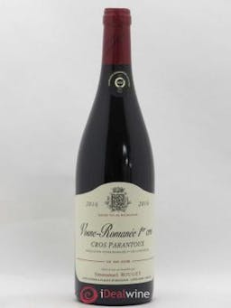 Vosne-Romanée 1er Cru Cros Parantoux Emmanuel Rouget (Domaine)  2016 - Lot of 1 Bottle