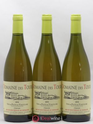 IGP Vaucluse (Vin de Pays de Vaucluse) Domaine des Tours E.Reynaud Clairette 2016 - Lot de 3 Bouteilles