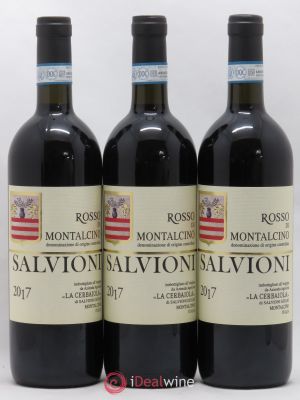 Rosso di Montalcino Azienda Agricola Cerbaiola Salvioni 2017 - Lot of 3 Bottles