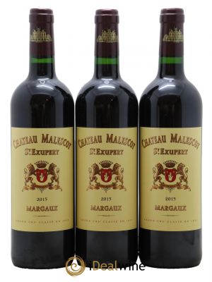 Château Malescot Saint-Exupéry 3ème Grand Cru Classé  2015 - Lot of 3 Bottles