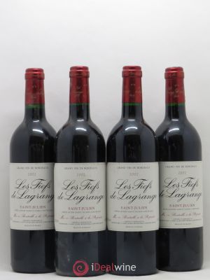 Les Fiefs de Lagrange Second Vin  2002 - Lot de 4 Bouteilles