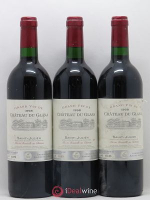Château du Glana Cru Bourgeois  1998 - Lot of 3 Bottles