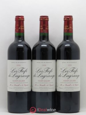 Les Fiefs de Lagrange Second Vin  2006 - Lot of 3 Bottles