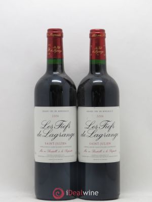 Les Fiefs de Lagrange Second Vin  2006 - Lot de 2 Bouteilles