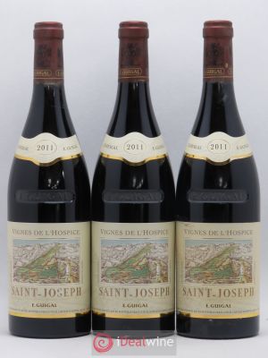 Saint-Joseph Vignes de l'Hospice Guigal  2011 - Lot of 3 Bottles