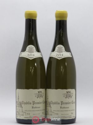 Chablis 1er Cru Butteaux Raveneau (Domaine)  2014 - Lot of 2 Bottles