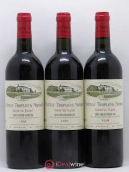 Château Troplong Mondot 1er Grand Cru Classé B  1999 - Lot of 3 Bottles