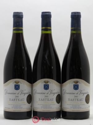 Rasteau Domaine de Verquière Bernard Chamfort (no reserve) 2001 - Lot of 3 Bottles
