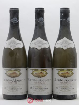 Hermitage Chante Alouette Chapoutier  1999 - Lot of 3 Bottles