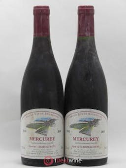 Mercurey Château Beau Vignerons de Bissey Sous Cruchard 2001 - Lot of 2 Bottles
