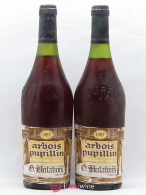 Arbois Pupillin Bulabois 1987 - Lot de 2 Bouteilles