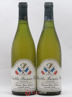 Chablis 1er Cru Les Fourchaumes Cuvee du Bicentenaire Yvon Vocoret 1989 - Lot of 2 Bottles