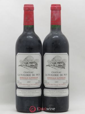 Bordeaux Supérieur Château La Tuilerie du Puy (sans prix de réserve) 1997 - Lot de 2 Bouteilles