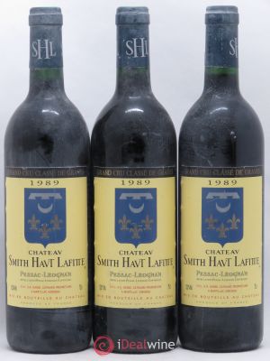 Château Smith Haut Lafitte Cru Classé de Graves  1989 - Lot of 3 Bottles