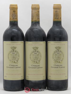 Château Gruaud Larose 2ème Grand Cru Classé  1995 - Lot of 3 Bottles