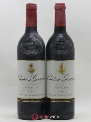 Château Giscours 3ème Grand Cru Classé  2005 - Lot of 2 Bottles