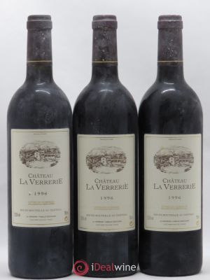 Côtes du Luberon Château La Verrerie (sans prix de réserve) 1996 - Lot de 3 Bouteilles