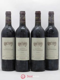 Côtes du Luberon Château La Verrerie (sans prix de réserve) 1999 - Lot de 4 Bouteilles