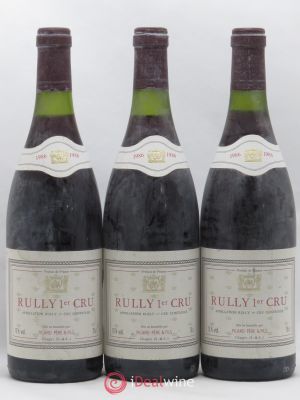 Rully 1er Cru Picard Père et Fils 1986 - Lot of 3 Bottles
