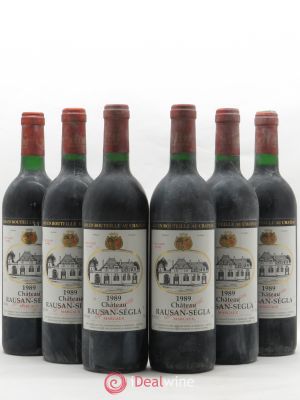 Château Rauzan Ségla  1989 - Lot of 6 Bottles