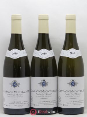 Chassagne-Montrachet 1er Cru Morgeot Ramonet (Domaine)  2010 - Lot of 3 Bottles