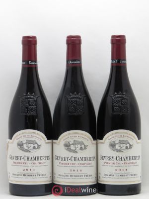 Gevrey-Chambertin 1er Cru Craipillot Humbert (Domaine)  2014 - Lot de 3 Bouteilles