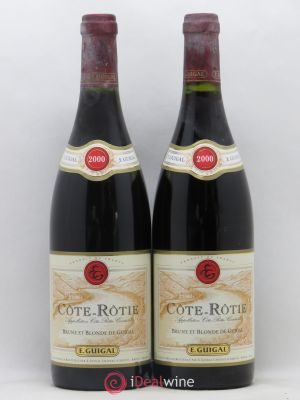 Côte-Rôtie Côtes Brune et Blonde Guigal  2000 - Lot de 2 Bouteilles