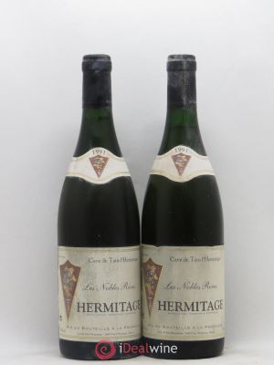 Hermitage Les Nobles Rives Cave de Tain l'Herrmitage 1991 - Lot of 2 Bottles