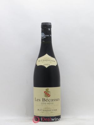 Côte-Rôtie Les Bécasses Chapoutier  2002 - Lot of 1 Bottle
