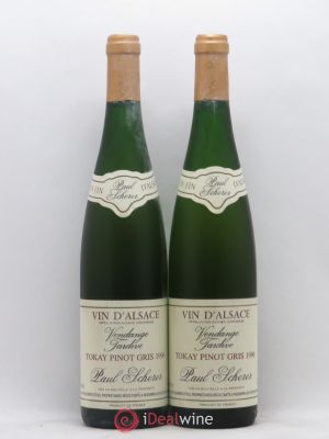 Pinot Gris (Tokay) Vendanges Tardives Paul Scherer 1996 - Lot de 2 Bouteilles