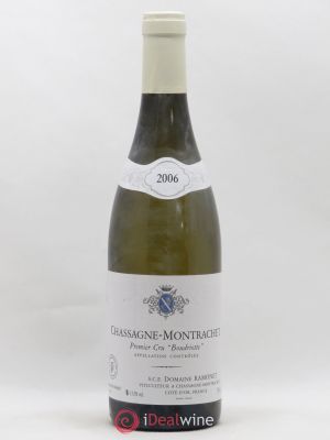 Chassagne-Montrachet 1er Cru Boudriotte Ramonet (Domaine)  2006 - Lot of 1 Bottle