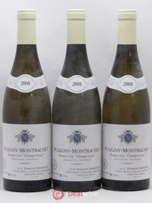 Puligny-Montrachet 1er Cru Champs Canet Ramonet (Domaine)  2008 - Lot of 3 Bottles