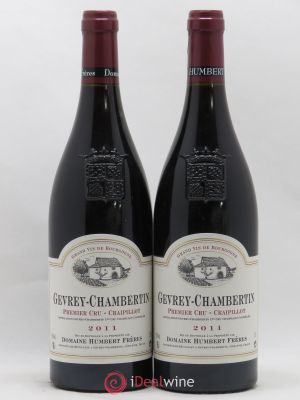 Gevrey-Chambertin 1er Cru Craipillots Humbert (Domaine)  2011 - Lot of 2 Bottles