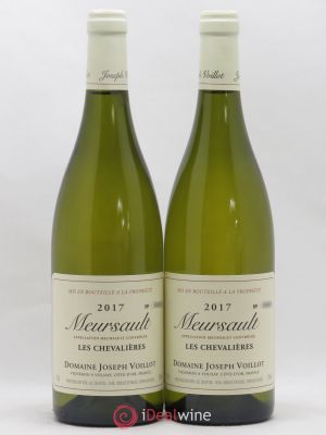 Meursault Chevalières Joseph Voillot 2017 - Lot of 2 Bottles
