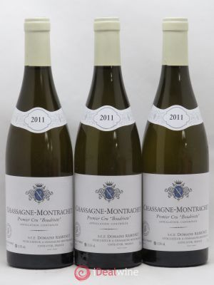 Chassagne-Montrachet 1er Cru Boudriotte Ramonet (Domaine)  2011 - Lot of 3 Bottles