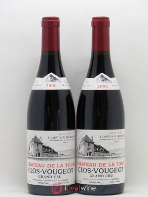 Clos de Vougeot Grand Cru Château de La Tour  2008 - Lot of 2 Bottles