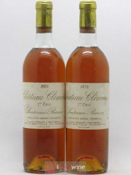 Château Climens 1er Grand Cru Classé  1973 - Lot of 2 Bottles