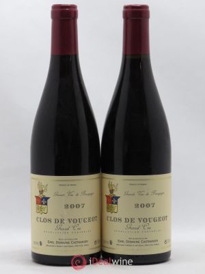 Clos de Vougeot Grand Cru Jerome Castagnier 2007 - Lot of 2 Bottles