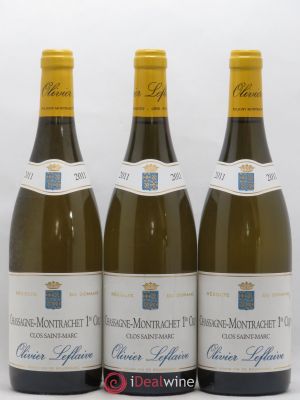 Chassagne-Montrachet 1er Cru Clos Saint Marc Olivier Leflaive 2011 - Lot of 3 Bottles